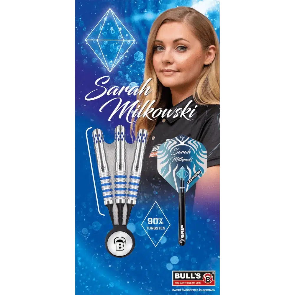Bull's DE Sarah Milkowski G1 Softdart 90% (Verpackung)