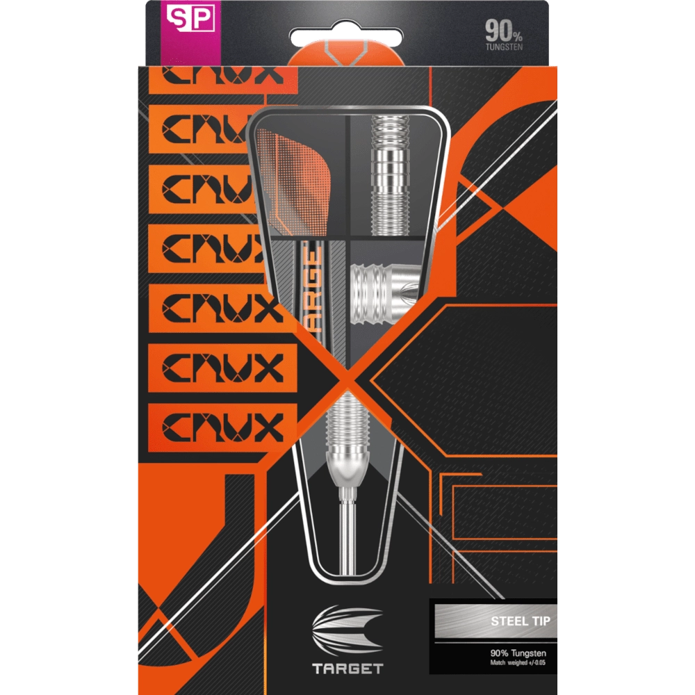 Target Crux 03 Swiss Point Steeldart 90% (Verpackung)