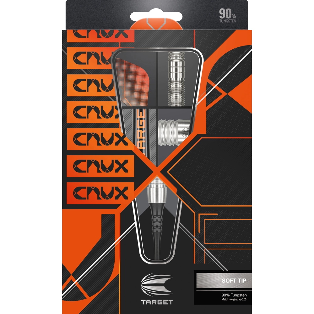 Target Crux 10 Softdart 90% 02 Target Crux 10 Softdart 90% (Verpackung)