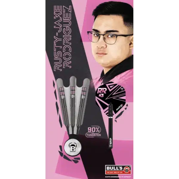 Bull's DE Rusty Jake Rodriguez G1 Softdart 90% (Verpackung)