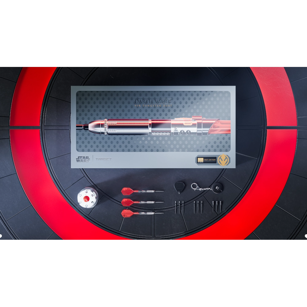 Target Darth Vader Lightsaber Edition Swiss Point Steeldart 95% 03