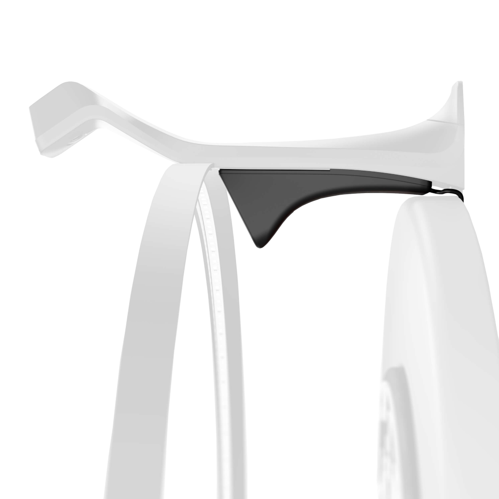 fliq on home 2 - full right - transparent environment Scolia Fliq Dart-Kamera - Seitenansicht montiert